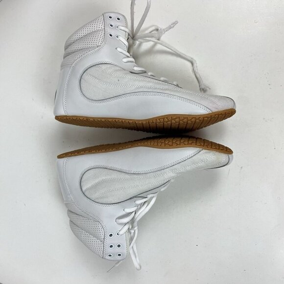 RyderWear Footwear Mens White sz 8 Weightlifting BodyBuilding Training Sneakers - Picture 4 of 9